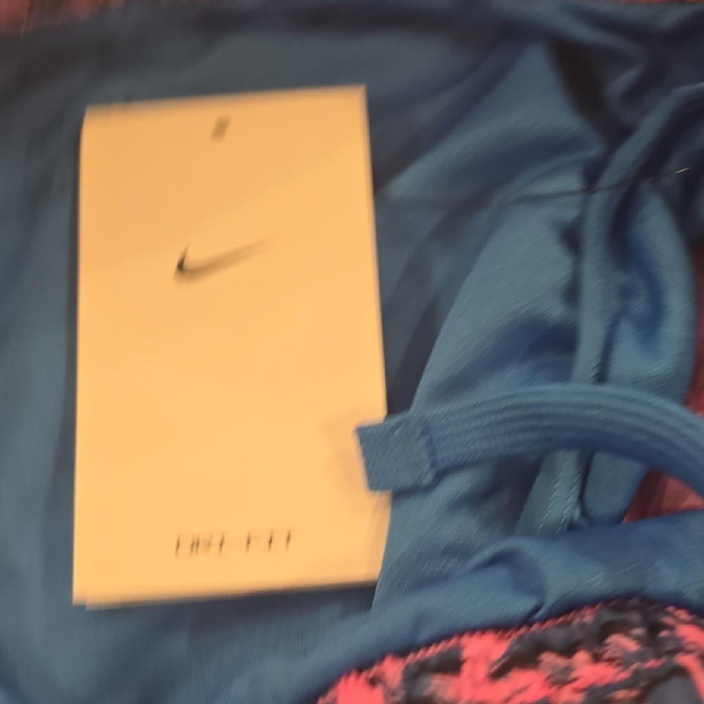 Nike Kids's Athletic Shorts in Pink and Blue Size Large Nwt - Picture 5 of 6